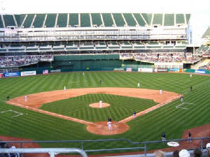 oakland a's game.JPG